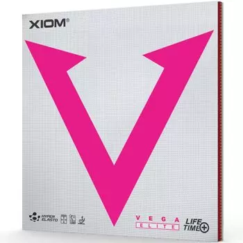 XIOM Настольный теннис Резиновая задняя часть Мягкая Vega Elite Красная 10491 2.0 красный