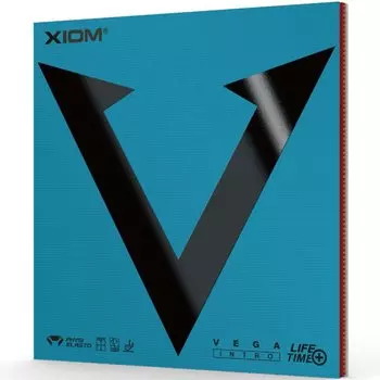 XIOM Настольный теннис Резиновая задняя часть Мягкая Vega Intro Красный 10511 1.8 красный