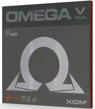 XIOM Настольный теннис Резиновый Мягкий Назад Omega 5 Tour DF Черный MAX 10211