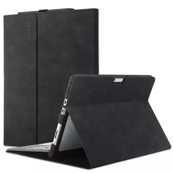 xisiciao для Microsoft Surface Pro 8 Чехол Surface Pro 8 Чехол легкий тонкий защитный чехол совместимый с клавиатурой чёрный