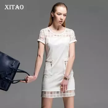 XITAO белое темпераментное женское платье HJH101
