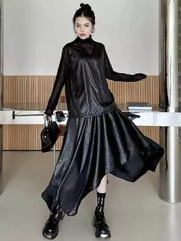 Xitao Комплект из двух предметов из марли для пэчворка LJ1032 One Size чёрный