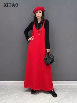 XITAO Модное платье без рукавов WLD9052