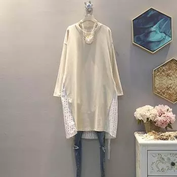 XITAO Необычное лоскутное женское платье DMY3687