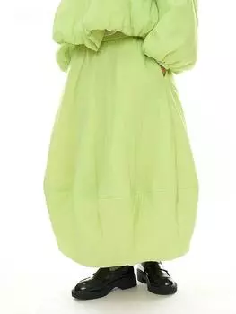 Xitao Однотонное бальное платье женская юбка ZYY1028 One Size чёрный