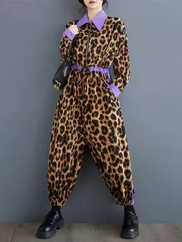 XITAO повседневные свободные женские комбинезоны с контрастным цветным принтом ZYY1089 One Size