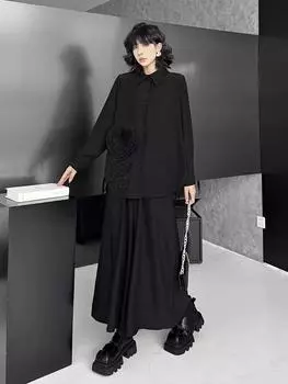 XITAO Side Split Bandage Three-dimensional Pant Set GYX1527 One Size белый