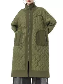 XITAO Simplicity Парки с воротником-стойкой Повседневная простота Женское пальто с длинными рукавами HQQ1963