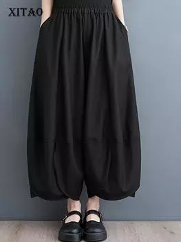 XITAO Свободные повседневные модные женские широкие брюки DMJ2408