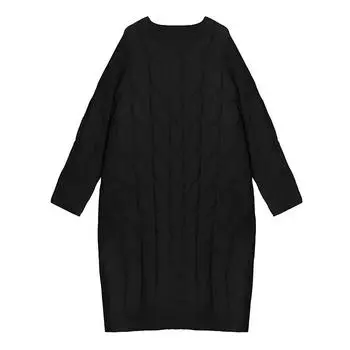 XITAO вязаный пуловер, повседневный свитер «Богиня» ZY1583 One Size чёрный