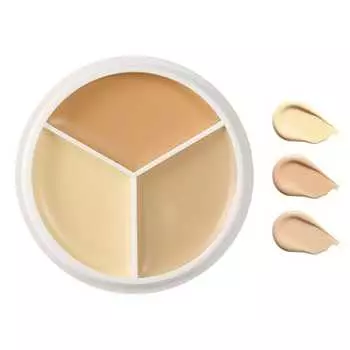 xixi Genuine Concealer, 3 Colors, Concealer Palette, Shielding Plaster, Popular, Dark Circle Eraser, Blue Beard Concealer, High Coverage, Moisturizing
