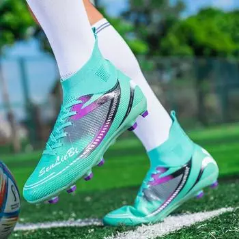 Xiyin 2025 high-top football shoes men s adult lawn spikes broken nails student game sports shoes 33