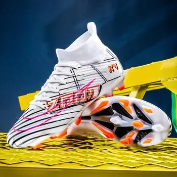 Xiyin 2025 popular high-top football shoes, lawn training shoes, indoor and outdoor sports shoes manufacturers spot 35