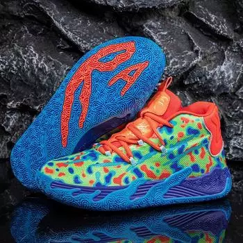 Xiyin новые баскетбольные кроссовки мужские ботинки для студентов подростковые настоящие боевые цементные спортивные кроссовки 36 розовый зеленый