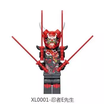 Xl0001-0005 Минифигурка Фантом Конструктор Маленькая Частица Мозаичная Кукла Игрушка Ниндзя Сумка The height of the figurine is about 5 cm