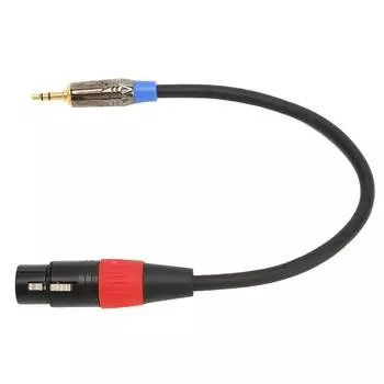 XLR - 3,5 мм стерео микрофонный кабель 1,0 фута без потерь шумоподавления HiFi XLR Female - 1,8 дюймов