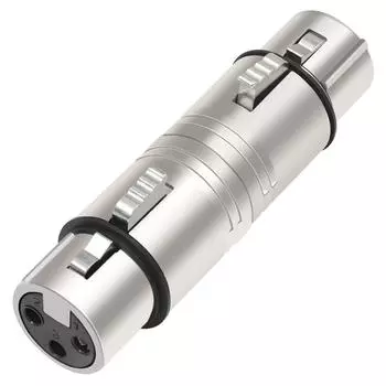 XLR Female To Female адаптер XLR 3 Pin to 3 Pin микрофонный линейный адаптер
