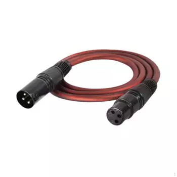 XLR Male to Female микрофонный кабель 3-контактный микшерный многофункциональный микрофонный линейный аудио для живого звука 1.5m