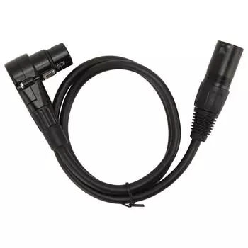 XLR Male to XLR Right-Gne микрофонный кабель 3-контактный посеребренный проводник OFC XLR