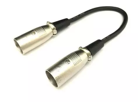 XLR microphone terminal conversion cord 3 pin male to 3 pin male 20cm