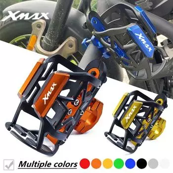 XMAX LOGO для YAMAHA XMAX X-MAX 125 250 300 400 Аксессуары для мотоциклов Клетка для бутылок с водой и напитками Подставка для стакана чёрный