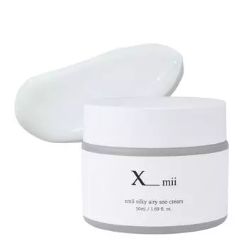 xmii Silky Airy Soo Cream 50 мл Крем Гиалуроновая кислота Олень Успокаивающий поры Увлажняющий увлажняющий крем Увлажняющий крем Корея Корейский уход за кожей