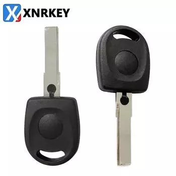 XNRKEY 10 шт. чехол для ключей-транспондеров, новый пустой чехол для автомобильного ключа для VW Volkswagen Skoda, чехол для ключа с необрезанным HU66 No Logo