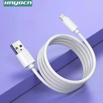Xnyocn Новый 2A 1M 1.5M 2M Micro USB кабель для зарядки и передачи данных адаптер белый для Xiaomi Huawei LG xiaomi Samsung Phone 1M