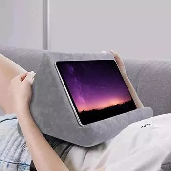 Xnyocn Tablet Stand Multifunction Sponge Pillow Stands for iPad Samsung Huawei Tab Reading Holder Support Bed Mount Bracket Book розовый