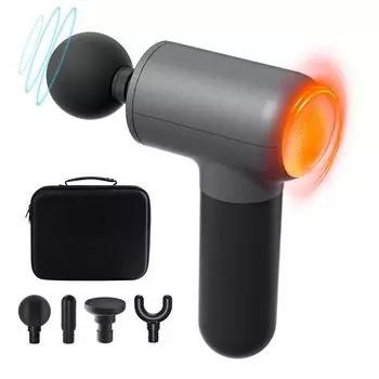 XOOPON Fascia Release Gun Mini heating function with quiet portable vibration Strong vibration Metal handy gun prop rechargeable use hours or Maximum