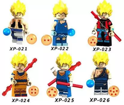 Xp021-026 Dragon Ball Building Block Игрушечная сумка для кукол