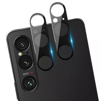 Xperia 1 VI пленка для камеры сплав закаленный Xperia 1 VI SOG13 защитная пленка для камеры защитный чехол для объектива противоударный защита от передержки полный чёрный