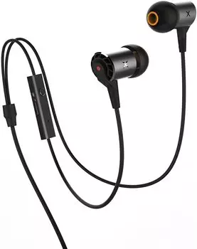 Xround Gaming Earphones AERO plus Music High Resolution Compatible Canal Type Microphone Wired Gold Plated 4 Pole Stereo Mini Plug XRD-XA-03