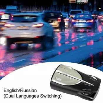 XRS9740 Уникальный автомобильный радар-детектор Надежный черный одиночный дисплей