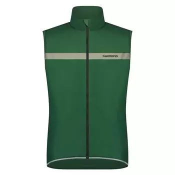 XS Estimated EVOLVE Ветрозащитный жилет Moss Green [SHIMANO] (Европейский размер) рост 157-167см мох зеленого