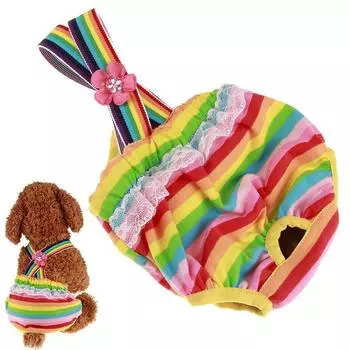 XS-XL штаны для собак, сезонные менструальные гигиенические подгузники для сук, Z1A5 L белый/серый