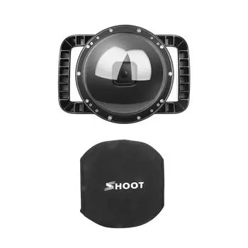 XTGP559 Камера с двойной ручкой и купольным портом Водонепроницаемый чехол Защитный чехол для камеры 45 м Водонепроницаемый чёрный