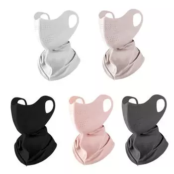 XTJ129 Солнцезащитный бандана, шарф, чехол для лица, унисекс, солнцезащитная бандана для лица, защита от солнца розовый