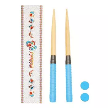 XUANDONG Applicable Taiko no Tatsujin Maibachi Taiko Drumstick Replacement Grip Glossy Tapered Hardwood Wooden Bat Pointed Combo Easy to Use Roll