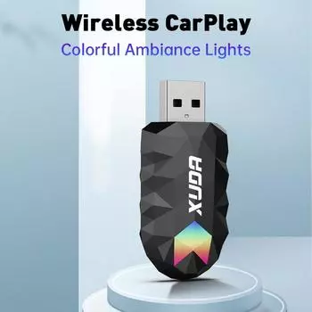 XUDA 2in1 Wireless CarPlay AI Mini Box Android Auto Box Plug&Play Автоматическое подключение Совместимо с 99% автомобилей Для автомобильного радио