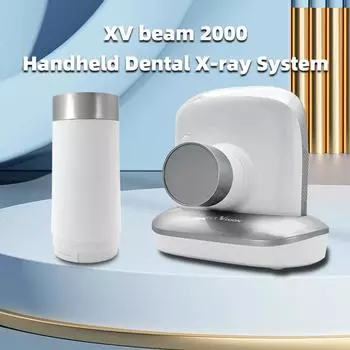 XVbeam2000 Handheld Dental Portable Film X-Ray Machine Digital Imaging System High Frequency Sensor Without Radiation Ring EU Plug белый