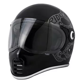 XX GRAFFITI FLARE 2023 Limited Model Full Face Helmet M Size Helmet Motorcycle Standard Shield Neo Classic Streamlined [RIDEZ] (57-58см) (чистый)