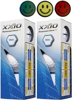 XXIO REBOUND DRIVE2 XXIO REBOUND DRIVE2 2023 2 втулки с 3 метками мяча (2 рукава_белый)