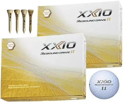 XXIO REBOUND DRIVE2 XXIO REBOUND DRIVE2 2023 с бонусом (2 дюжины_Премиум Белый)