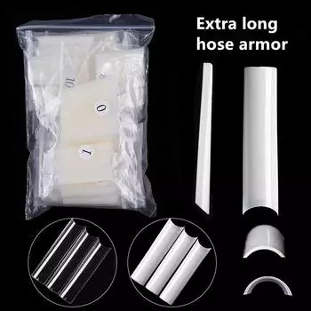 XXL удлиненные квадратные накладные ногти C изогнутые прямые ногти маникюр акриловые накладные ногти инструменты для украшения акриловых ногтей