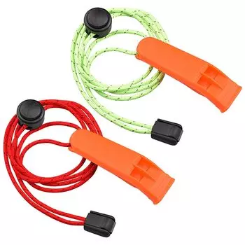 XYUE Whistle Disaster Prevention Rescue Kayak Boat Swimming Water Survival Outdoor Hiking Camping Climbing Coach Referee Lifeguard Whistle Set of 2