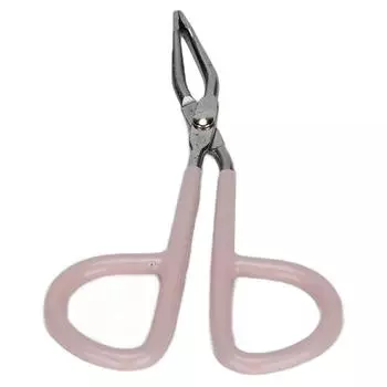 Y0309 Пинцет для бровей из нержавеющей стали, клипса для удаления волос с шлифованной ручкой для бровей