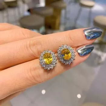 Y101 золотая желтая бриллиантовая женская подвеска с инкрустацией «холодный ветер», простые золотые серьги-гвоздики, ожерелье