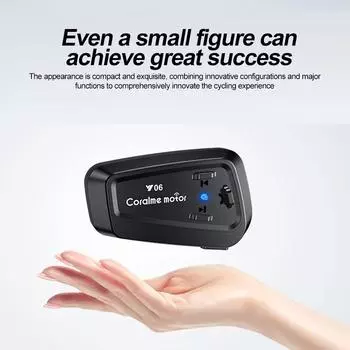 Y10 Мотоциклетный шлем Гарнитура Bluetooth 5.3 Мотоциклетная беспроводная гарнитура для разговора Водонепроницаемые наушники для мотоцикла