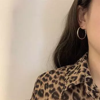 Y2g Титановая сталь Не выцветающий Ветер тысячелетия Сексуальное серьги 3cm pair